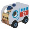 Camion Ambulance, jouet bois