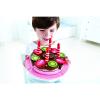 Gâteau d'anniversaire fraises chocolat