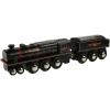 Locomotive noire et son tender