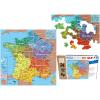 Puzzle en bois, La Carte De France 100 pièces