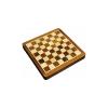 Coffret d'échecs magnétique en bois de 25 cm