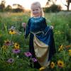 Déguisement robe Lady Guenièvre turquoise - 8 à 10 ans