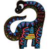 Dinosaures silhouettés Scratch Art - Kit créatif Janod -