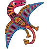 Dinosaures silhouettés Scratch Art - Kit créatif Janod -