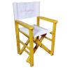 fauteuil metteur en scène personnalisable couleur moutarde