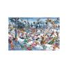 Puzzle 1000 pièces en carton - Ski de Noël