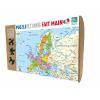 Puzzle en bois - Carte d'Europe - 50 pièces
