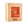 Livre coffret rouge/orange de planchettes Kapla