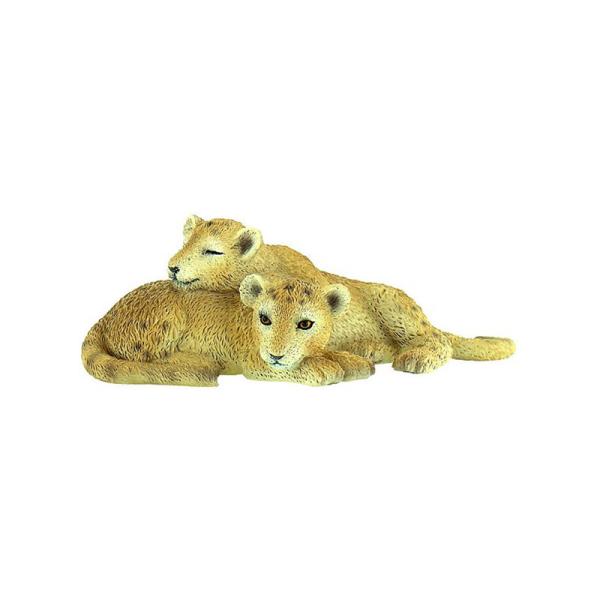 Figurine groupe bébés lionceaux