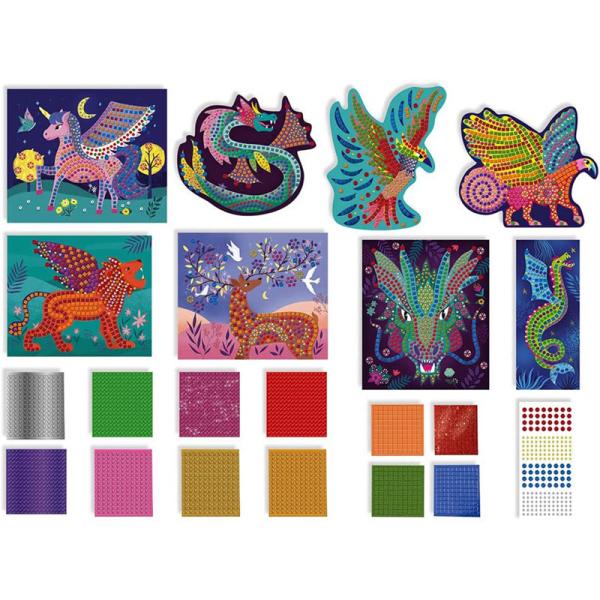 Mosaiques Gommettes - Créatures fantastiques