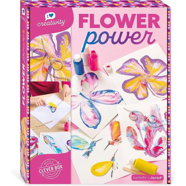 Coffret Créatif - Peinture Flower Power