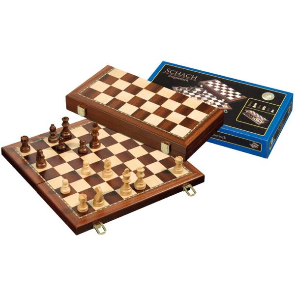 Coffret de jeu d'échecs magnétiques 40 cm en bois
