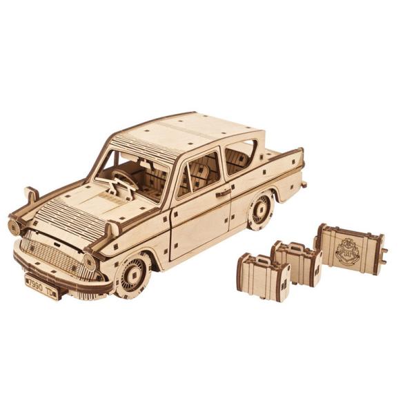 Maquette 3D en bois La Voiture Volante Ford Anglia