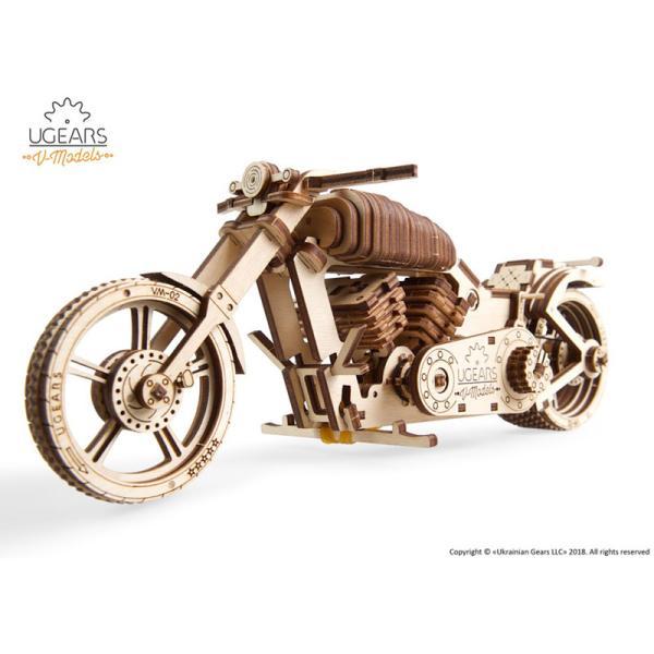 Moto VM2 - maquette en bois