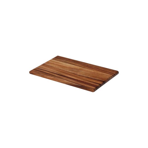Planche à découper en bois d'Acacia - bords arrondis 26 cm x 16,5 cm