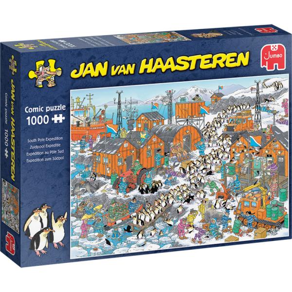 Puzzle J.V. Haasteren - Expédition pôle sud - 1000 pièces carton