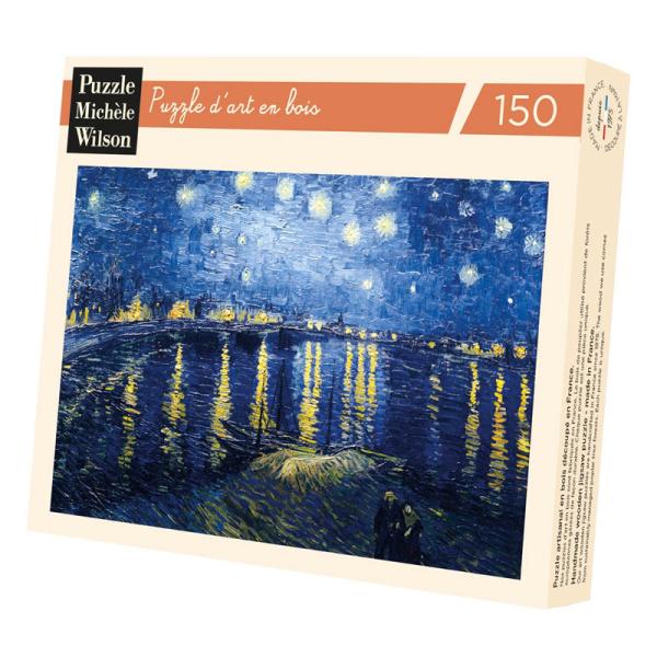 Puzzle bois - Nuit étoilée sur le Rhône - 150 pièces