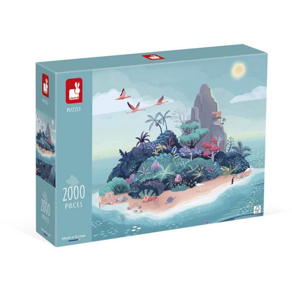 Puzzle l'île mystérieuse - 2000 pièces
