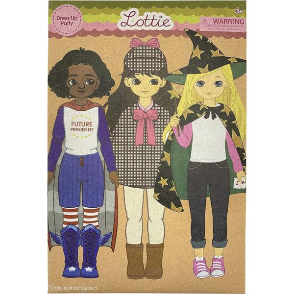 Set de 3 tenues différentes pour poupée Lottie