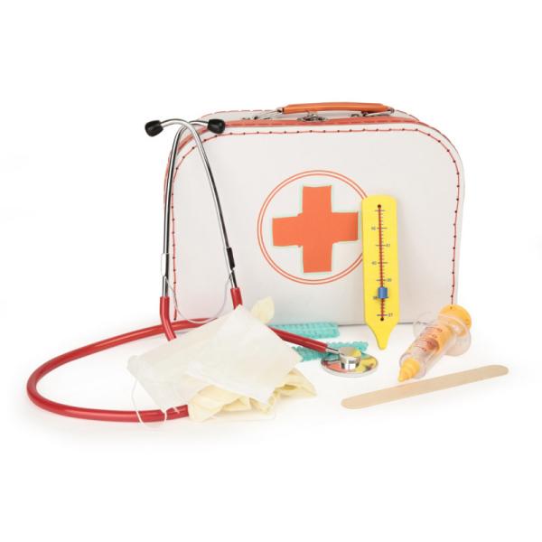 Valise de docteur avec accessoires - jouet bois