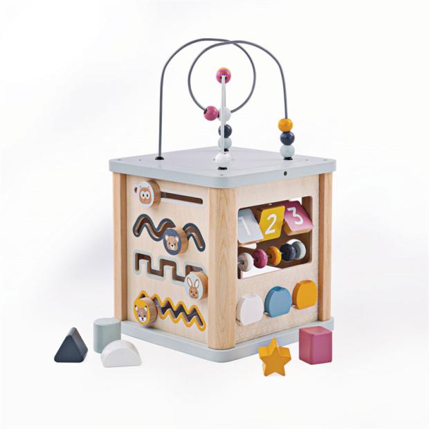 Cube d'activités - jouet bois, BIGJIGS