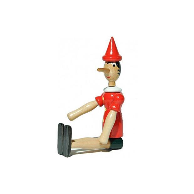 Pinocchio 50 cm, jouet bois articulé, Gico